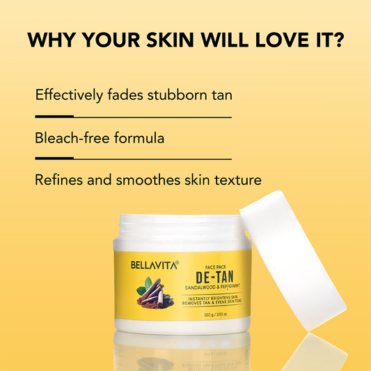 Bellavita De-Tan Face Pack
