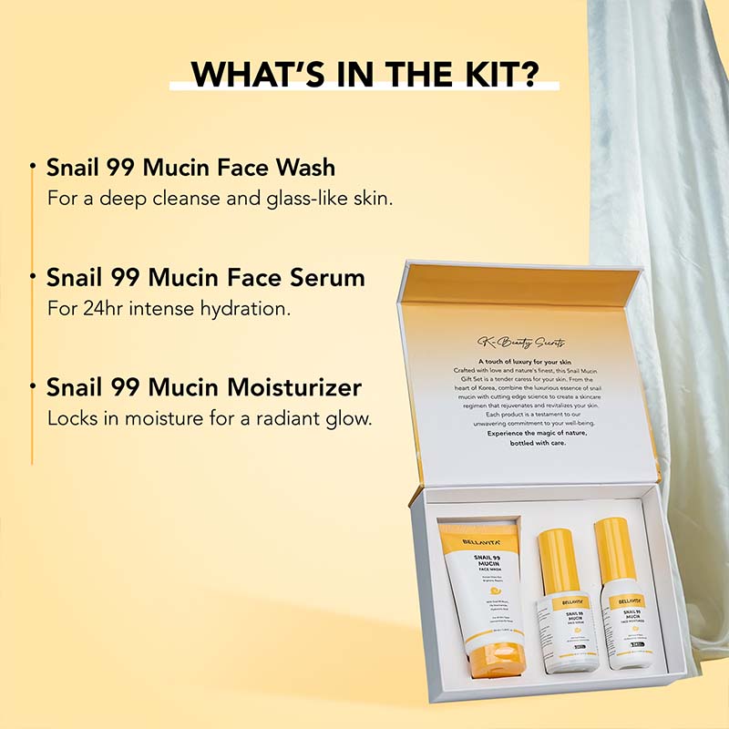 Bellavita Snail Mucin Glass Skin Essentials