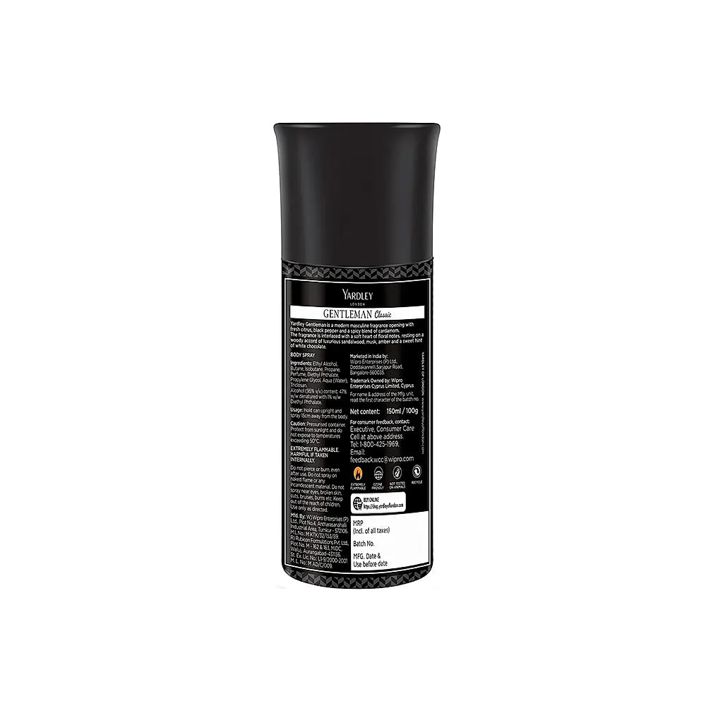 YARDLEY GENTLEMAN CLASSIC DEO 150ML
