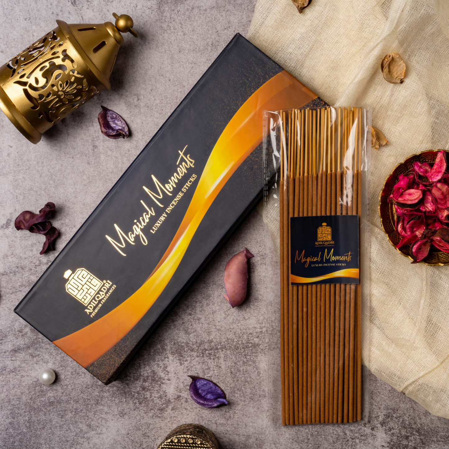 Adil Qadri Magical Moments Premium Quality Agarbatti ( Incense Stick ) 100 gms