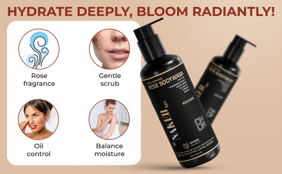 Ultra Hydrating Rose Body wash - 300g