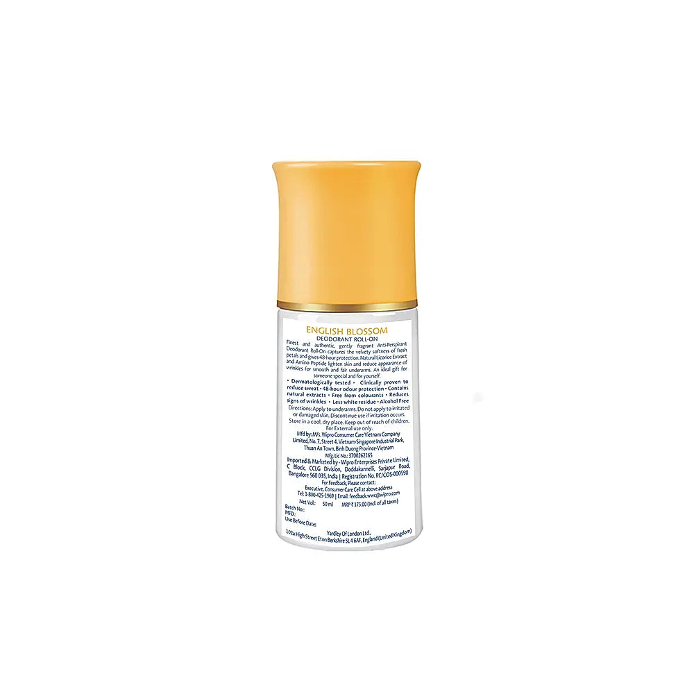Yardley ENGLISH BLOSSOM ROLL-ON 50ML