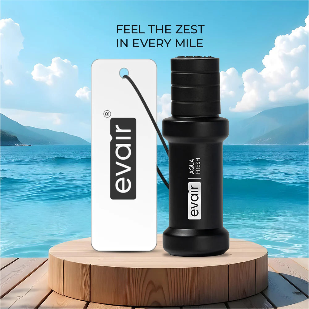 Evair Air Aqua Fresh – 30ml Car Freshener with Over 250 Long-Lasting Sprays