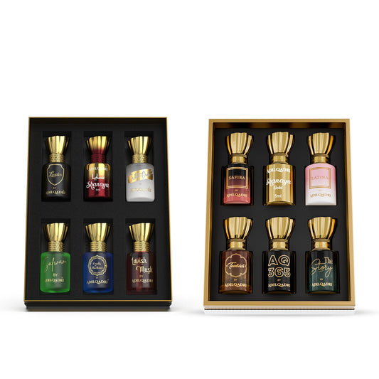 Adil Qadri Assorted And Essensia Luxury Attar Perfume Gift Set - Pack Of 2
