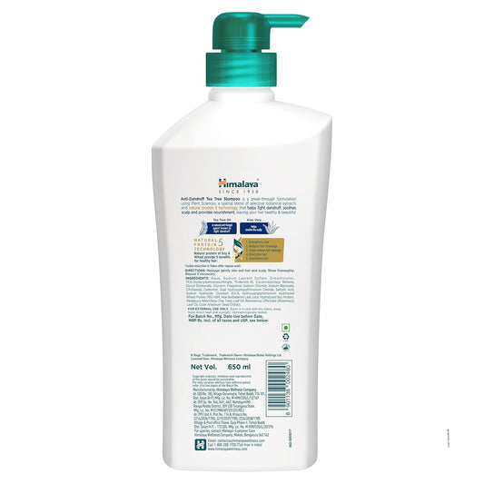 Himalaya Anti-Dandruff Tea Tree Shampoo 650 ML