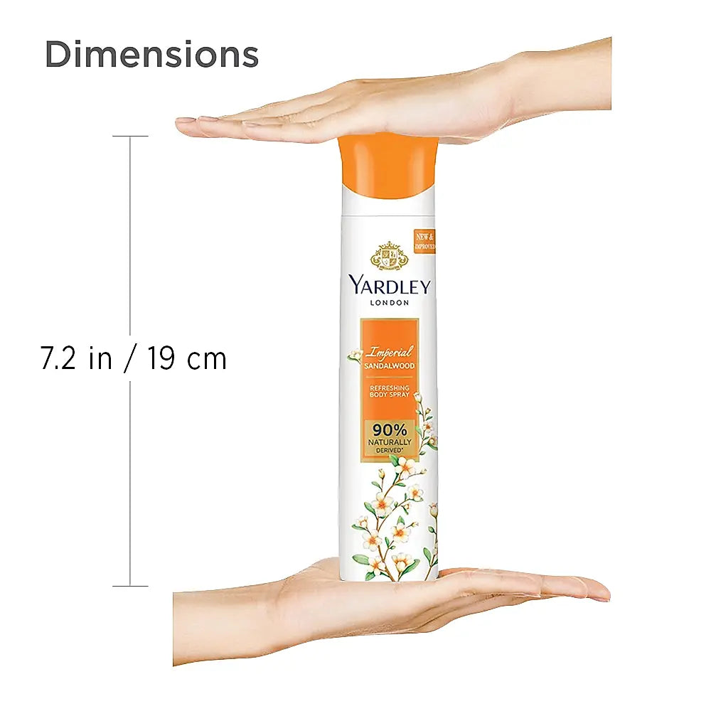 YARDLEY IMPERIAL SANDALWOOD DEO 150ML