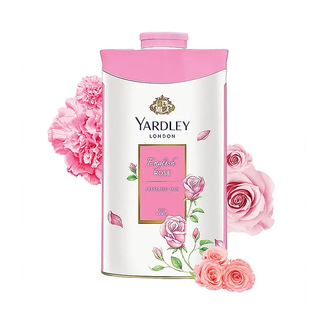 Yardley ENGLISH ROSE PERFUMED TALC 250G