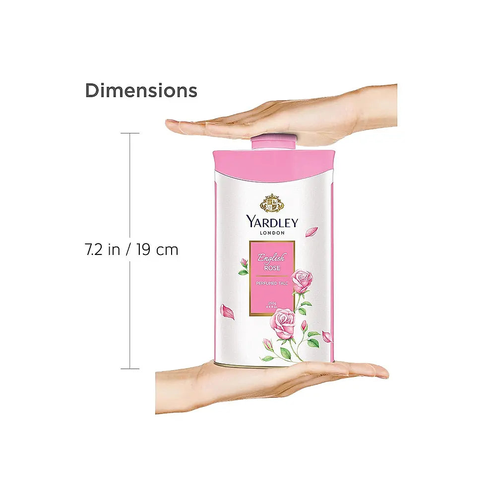 Yardley ENGLISH ROSE PERFUMED TALC 250G