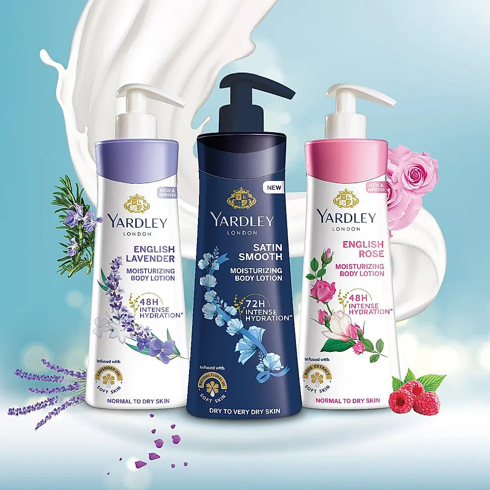Yardley BODY LOTION SATIN SMOOTH 400ML FOR DRY TO VERY DRY SKIN