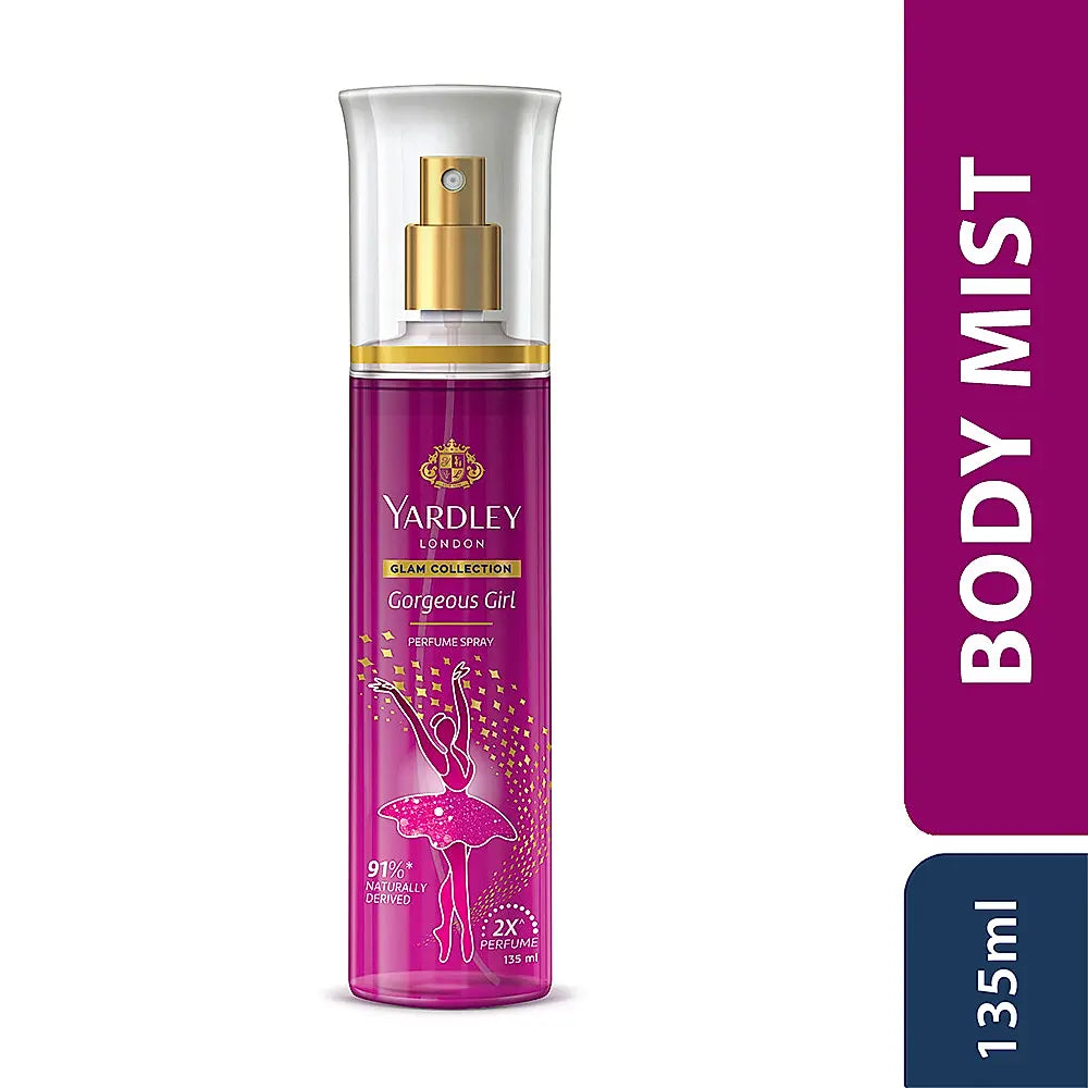 YARDLEY BODYMIST GLAM GORGEOUS GIRL 135ML