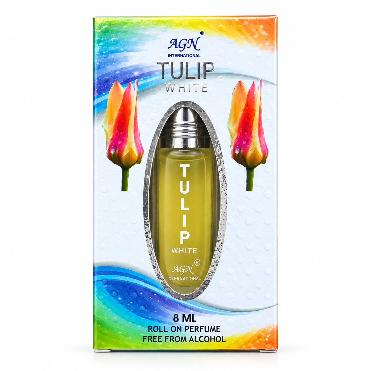 AGN Tulip White Alcohol-Free Roll-On Attar 8ml