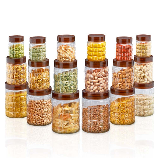 Steelo Solitaire Plastic Container Set 18 Pieces