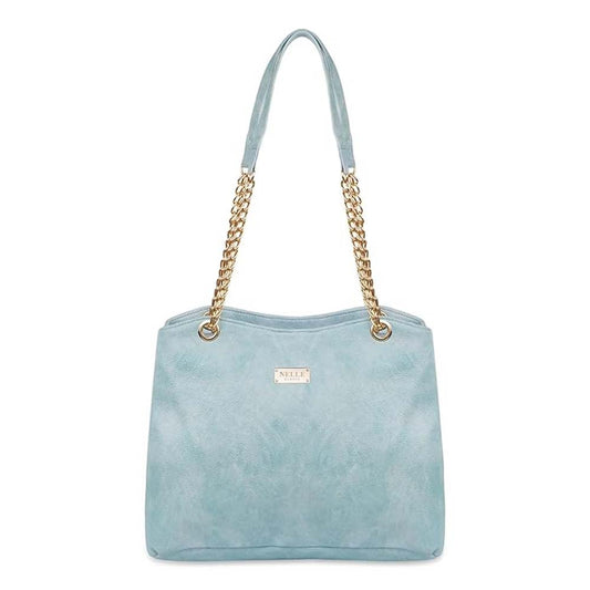 Anna Claire Women's PU Handbag (NHTED001) Sky Blue 1 Unit