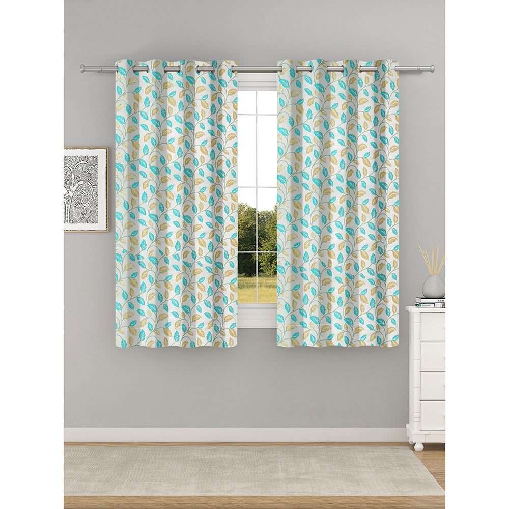 Shanplus Capricon Windows Curtain - Aqua 112x150 cm