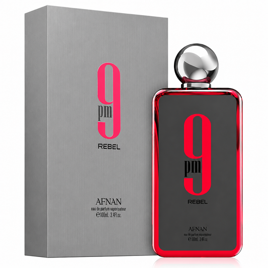 Afnan 9 PM Rebel Eau De Parfum For Unisex