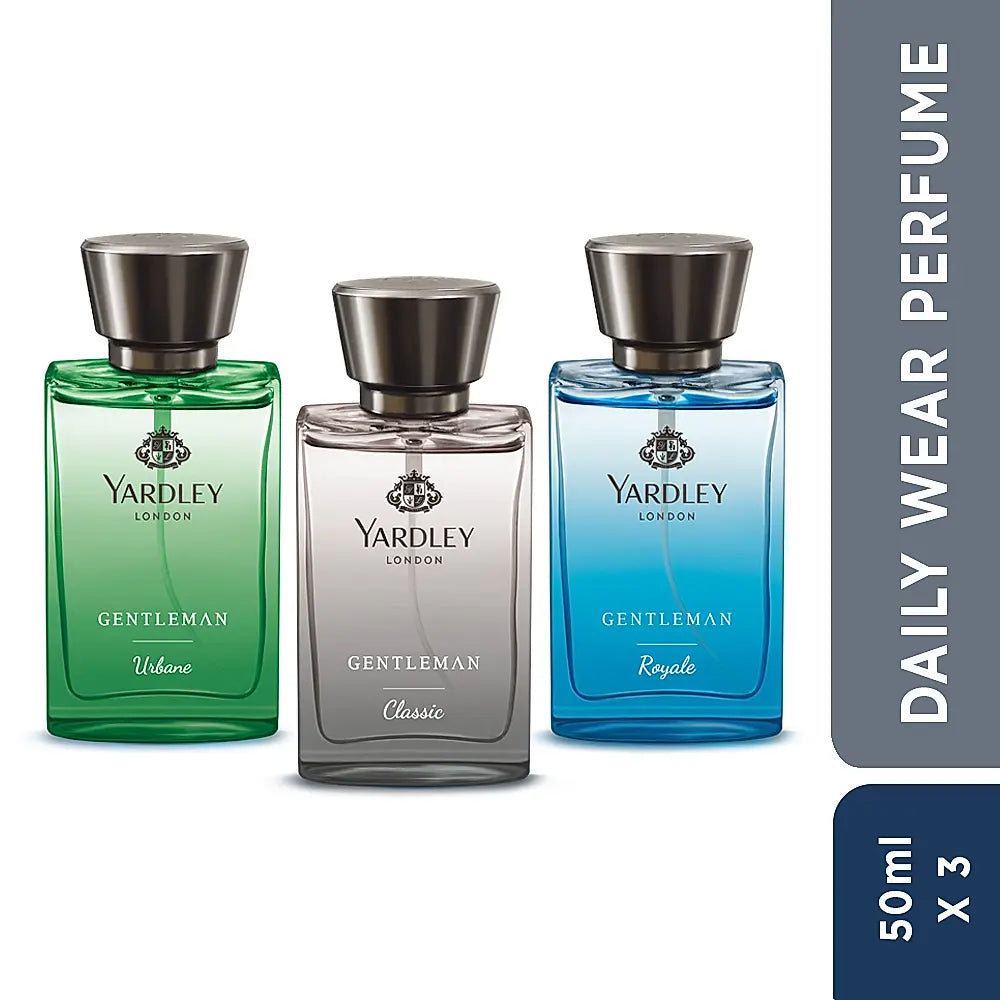 YARDLEY Gentleman Perfume combo -50ml x 3 Pack of 3