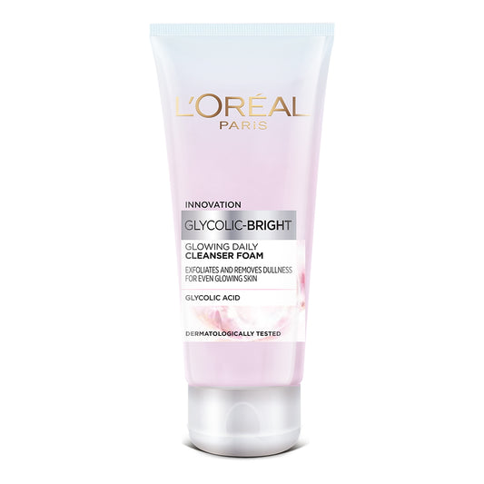 L'Oreal Paris Glycolic Bright Daily Foaming Face Cleanser: 100 ml