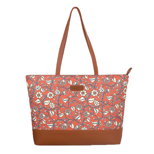 Misswish Women's Printed Tote Bag - Maroon 1 Unit