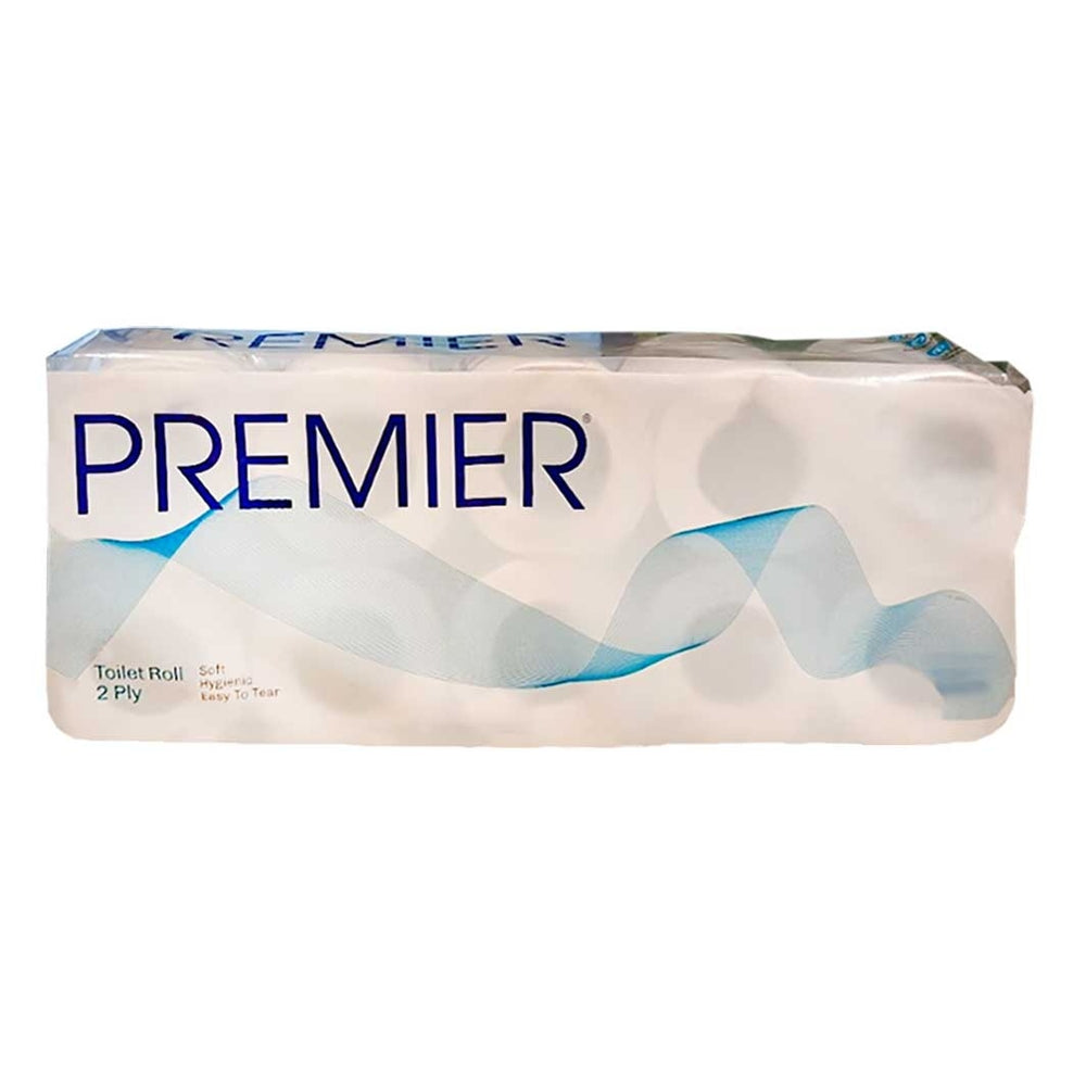 Premier Toilet 2 Ply Tissue Roll 10 Units
