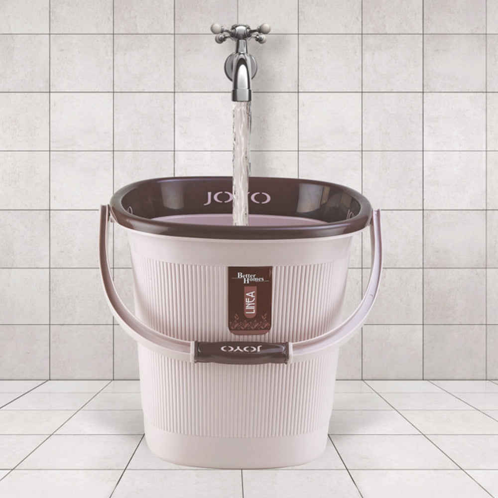 Joyo Better Home Square Linea Bucket (Brown) - 25 L 1 Unit