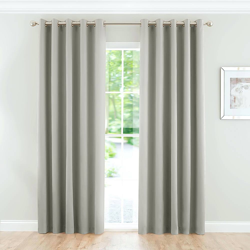 Blackout Door Curtain Plain - Beige 112 cm X 210 cm