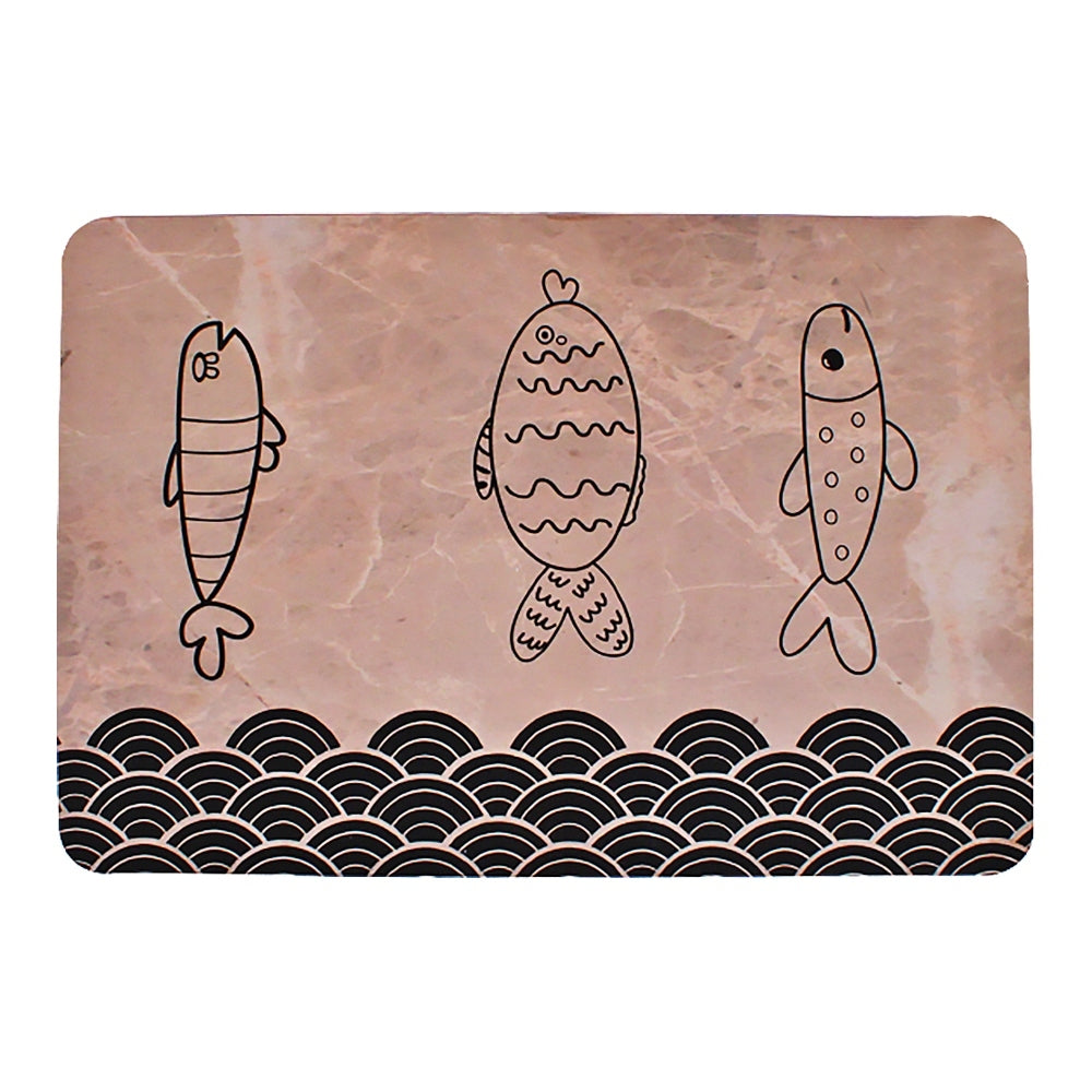 Allure Rubber 3D Print Doormat (21) - Assorted 40 X 60 cm