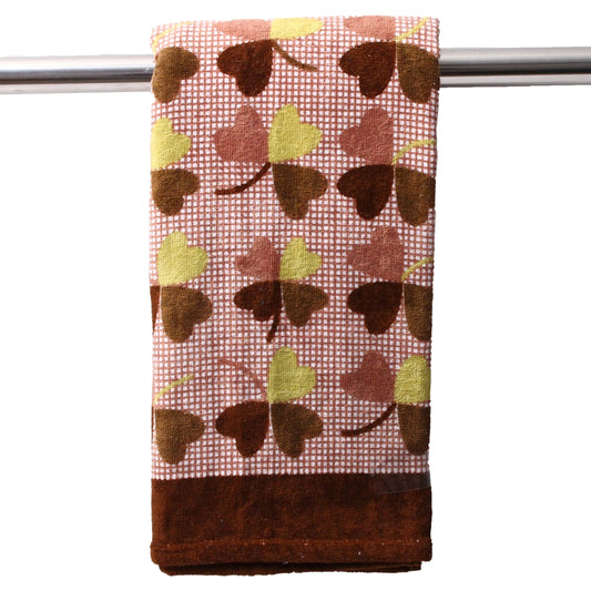 EW Printed Butterfly Collection Bath Towel - Brown - 70x140 cm 1 Unit