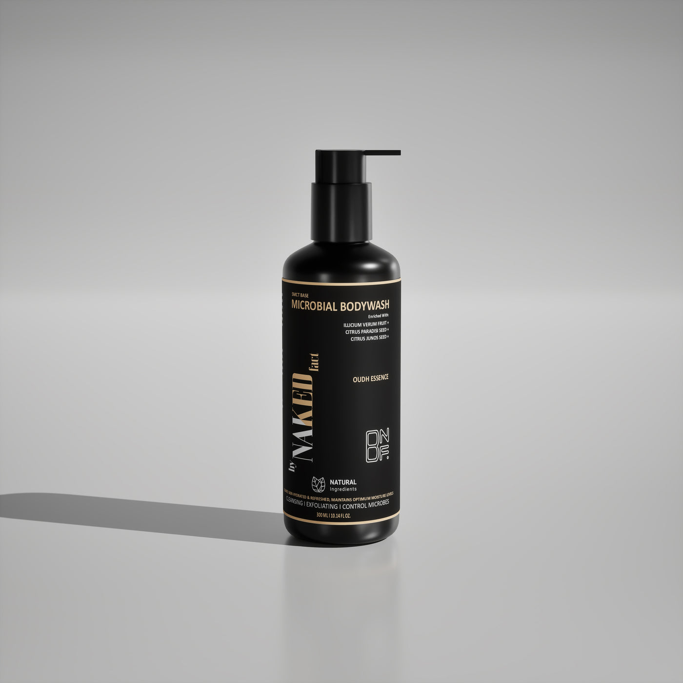 NAKED Fact SMCT Base Microbial Oud Body Wash 300ml