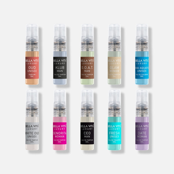 Bellavita Luxury Perfume Trial Pack