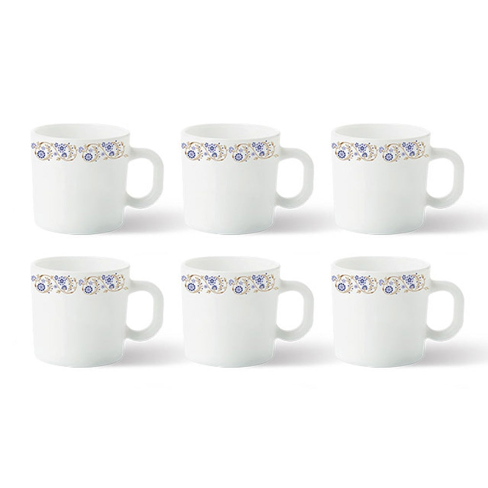 Larah By Borosil Mug Mist - 180 ml (6 Pieces) 1 Unit