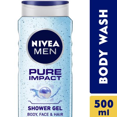 Nivea Men Pure Impact Shower Gel 500 Ml