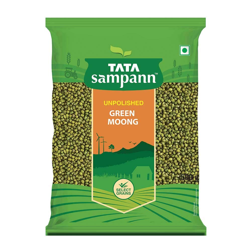 Tata Sampann Moong Whole 500 Gm