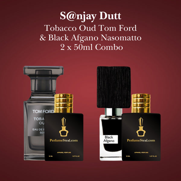 S@njay Dutt - Tobacco Oud Tom Ford & Black Afgano Nasomatto 50ml Combo