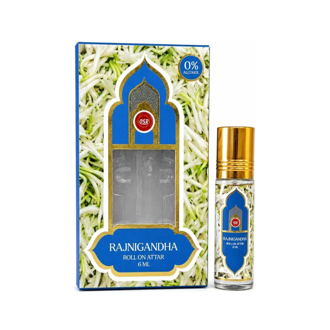 OSR Rajnigandha Alcohol-Free Roll-On Attar - 6 ml