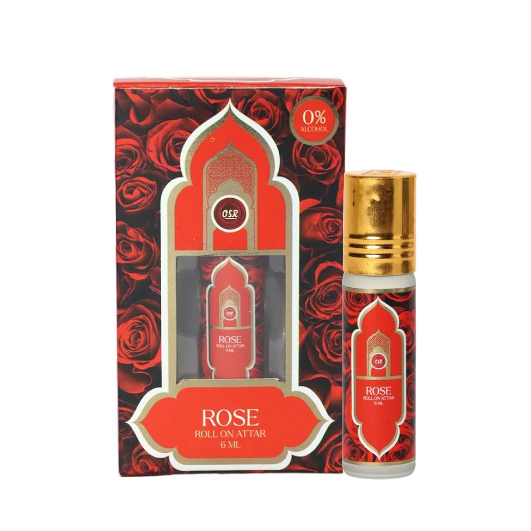 OSR Rose Alcohol-Free Roll-On Attar - 6 ml