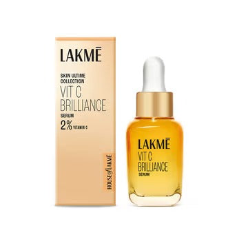 Lakme 2% Vitamin C Brilliance + Facial Serum : 30 ml