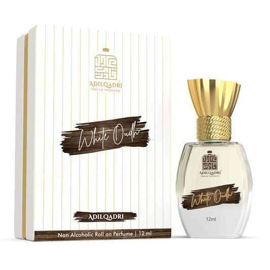 Adil Qadri White Oudh Luxury Attar Perfume 12 ML
