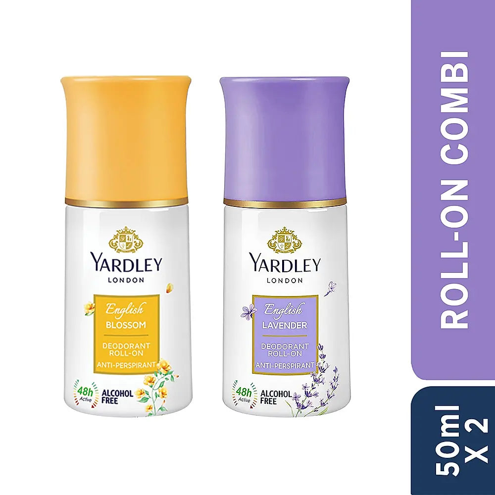 Yardley Roll on-Women- 50ml x 2