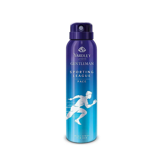 YARDLEY GENTLEMEN PACE & CHAMPION COMBO (150ML * 2) SPORTING LEAGUE BODY SPRAY