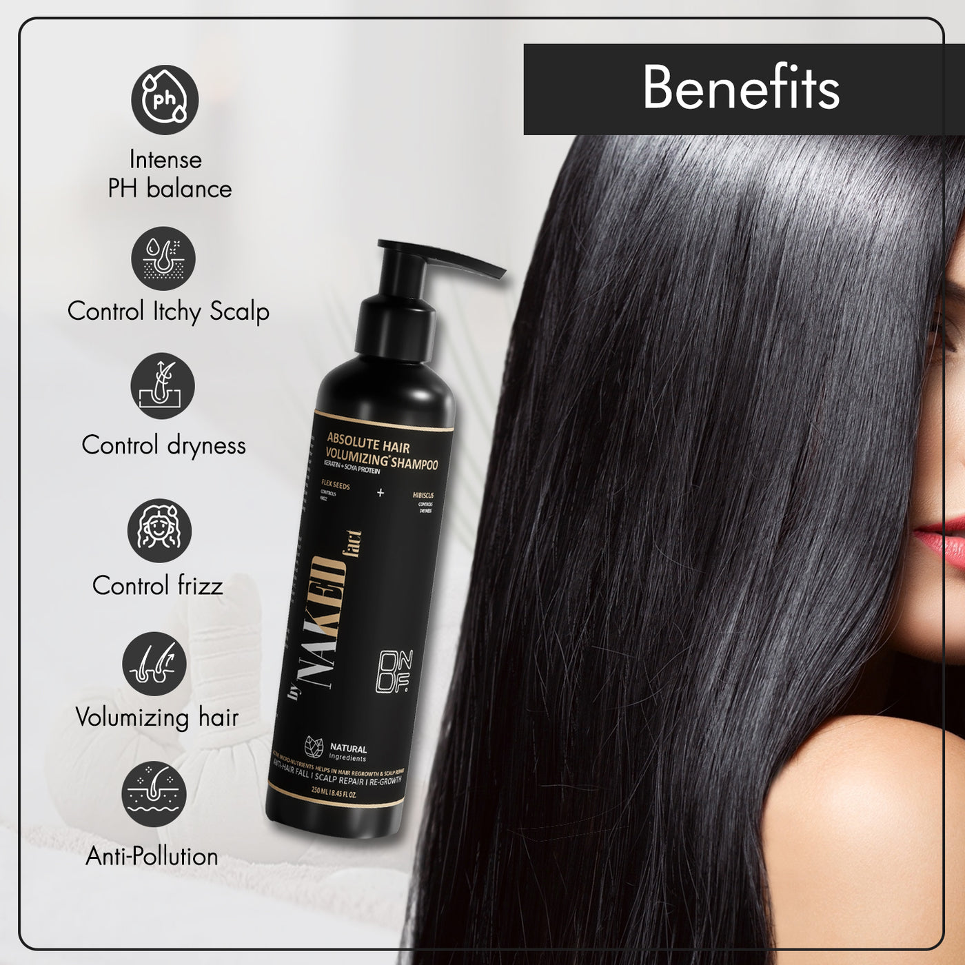 NAKED Fact Absolute Hair Volumizing Shampoo 250ml