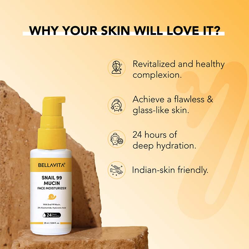 Bellavita Snail Mucin 99 Moisturizer