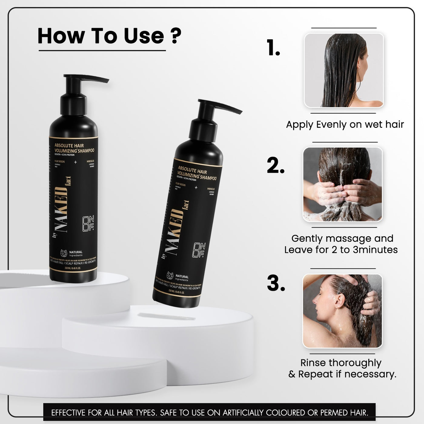 NAKED Fact Absolute Hair Volumizing Shampoo 250ml