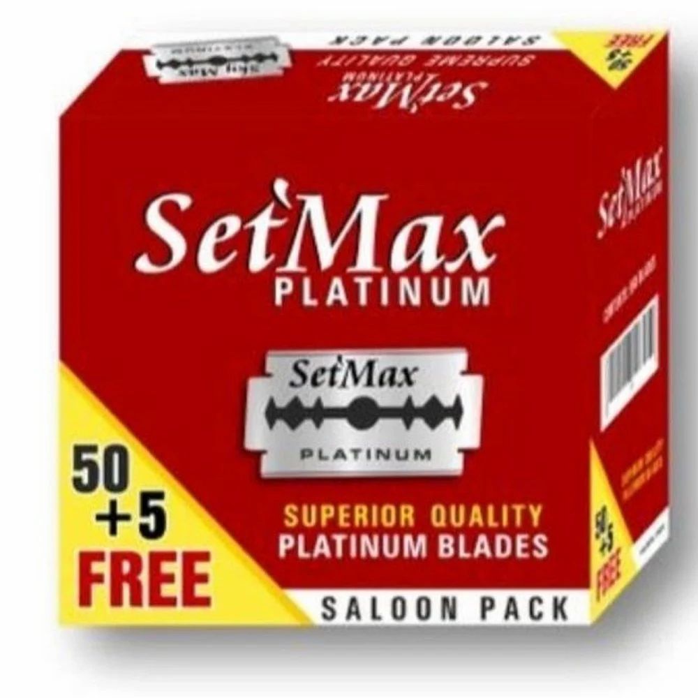 Set Max Platinum Blades - 50 Blades (Saloon Pack)