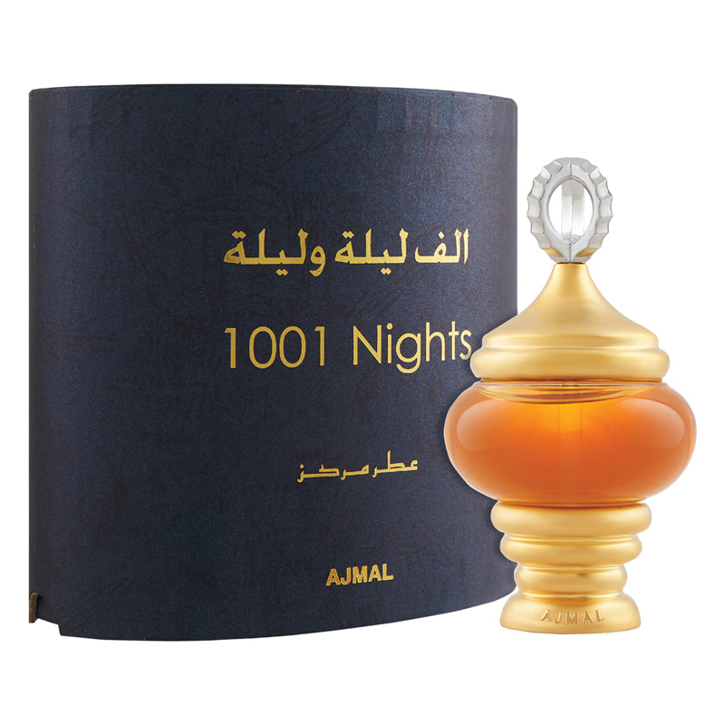 Ajmal 1001 Nights Concentrated Oriental Perfume Free From Alcohol For Unisex (30 ml)