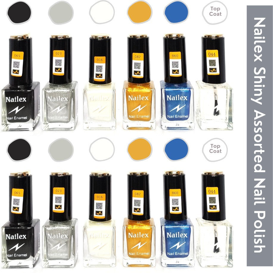 Shop Nailex Assorted Nail Polish (Pack of 12, 9.9ML Each)