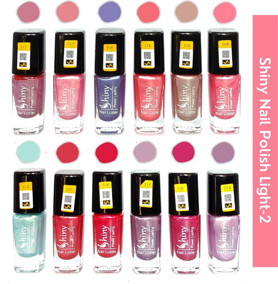 Shop Shiny Light- 2 Nail Polish Shiny- 2 (Pack of 12, 9.9ML Each)