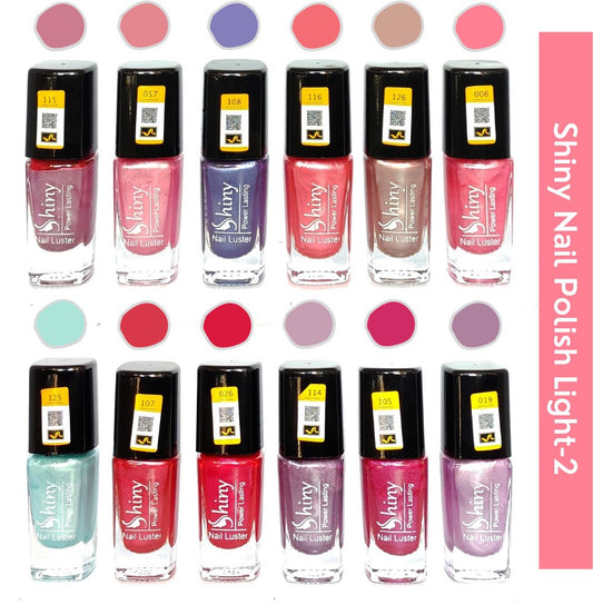 Shop Shiny Light- 2 Nail Polish Shiny- 2 (Pack of 12, 9.9ML Each)