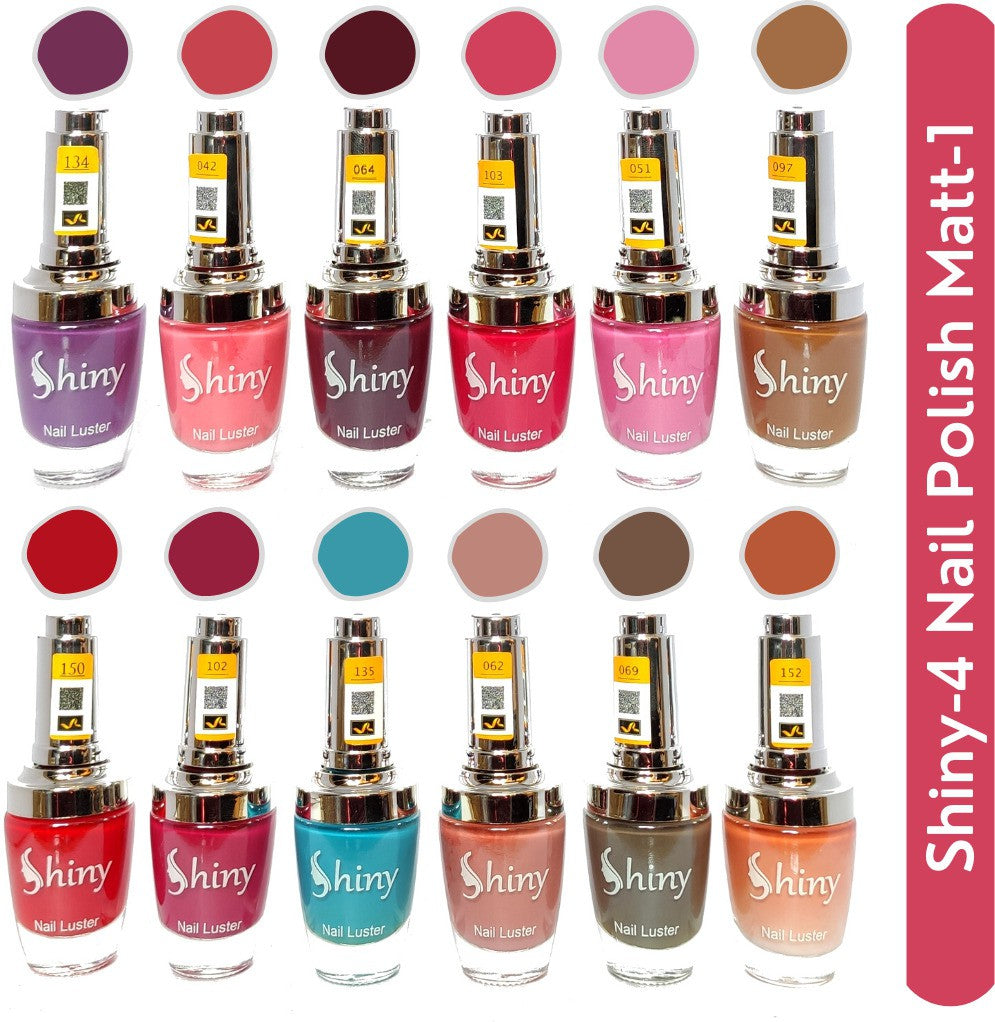 Shop Shiny Matt- 1 Nail Polish Shiny- 4 (Pack of 12, 9.9ML Each)