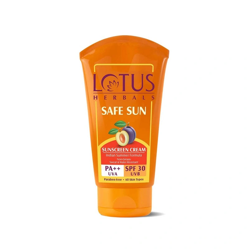 Lotus Safe Sun Sunscreen Cream Spf 30 Pa++ 100 Gm