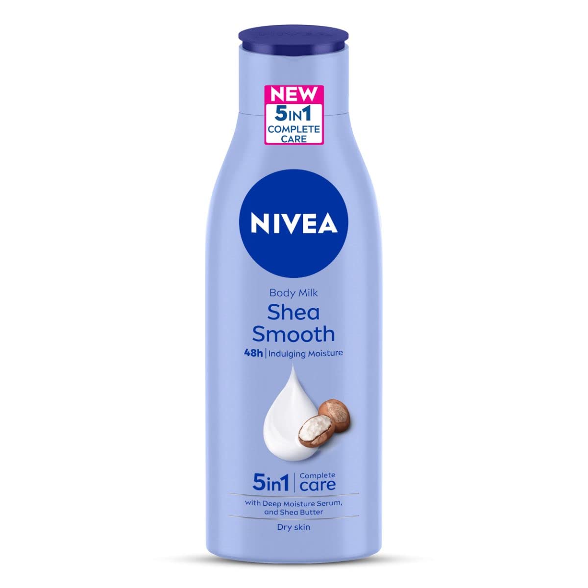 Nivea Body Lotion For Dry Skin, Shea Smooth, With Shea Butter, For Men & Women, 200 ml
